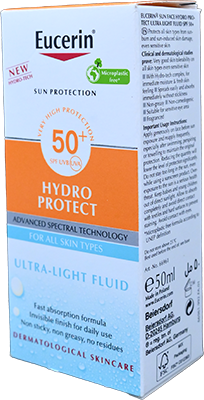 EUCERIN HYDRO PROTECT ULTRA LIGHT SPF+50 FLUID50ML 1 BOX