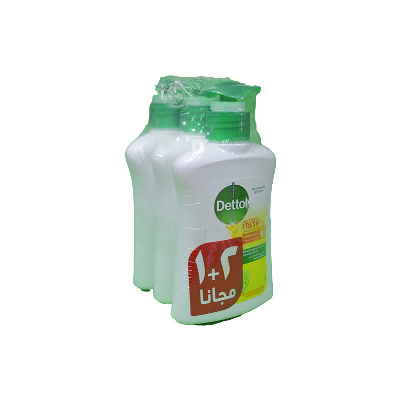 DETTOL HAND WASH FRESH 200 ML 2+1 1 BOX