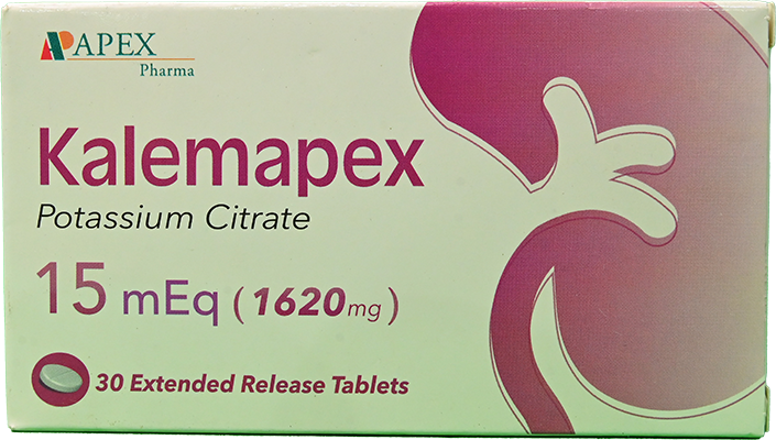 KALEMAPEX 15 MEQ (1620 MG) TAB 1 BOX 30 TAB