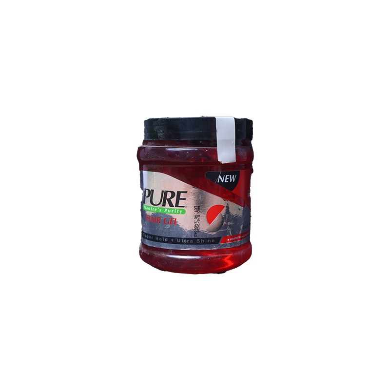 PURE HAIR GEL 600 GM RED 1 BOX