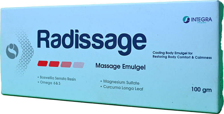 RADISSAGE MASSAGE EMUGEL 100 GM 1 BOX