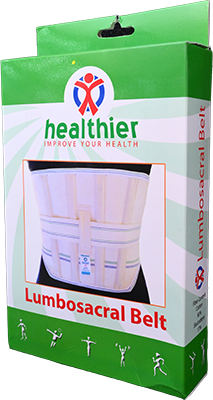 HEALTHIER LUMBO-SCENLEBELT SIZE L SPINAL SUPPORT 1 BOX