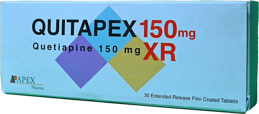 QUITAPEX XR 150 MG TAB 3 STRIP 30 TAB