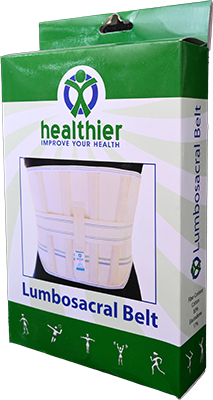 HEALTHIER LUMBO-SCENLEBELT SIZE XXL SPINAL SUPPORT 1 BOX