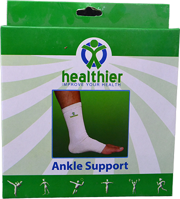 HEALTHIER CLOSE ANKLE SUPPORT XL انكل شراب 1 BOX