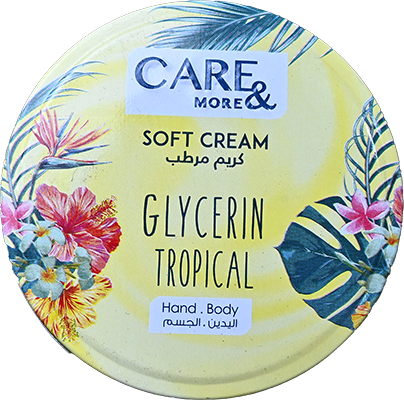 CARE&MORE SOFT CREAM GLYCERIN TROPICAL 75 ML 1 BOX
