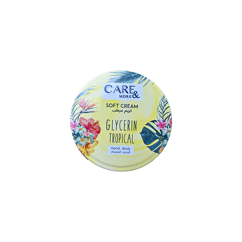 CARE&MORE SOFT CREAM GLYCERIN TROPICAL 75 ML 1 BOX