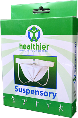 HEALTHIER SUSPENSORY M حزام رافع خصية 1 BOX