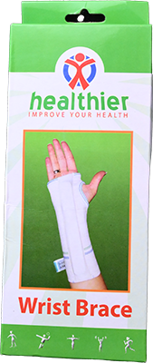 HEALTHIER WRIST BRACE L WITH SUPPORT 1 BOX