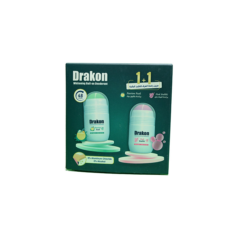 DRAKON WHIT ROLL-ON PINK BUBBLE+ROLL PASSION FREE 1 BOX