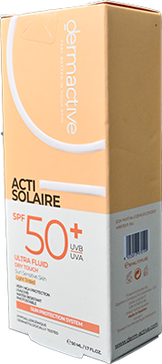 DERMACTIVE ACTI SOLAIR SPF50 FLUID DRY TINTED 50ML 1 BOX