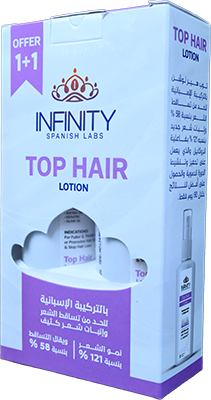 INFINITY TOP HAIR LOTION 120 ML +1 FREE 1 BOX