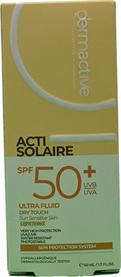 DERMACTIVE ACTI SOLAIRE SPF50 ULTRA FLUID DRY 50ML 1 BOX