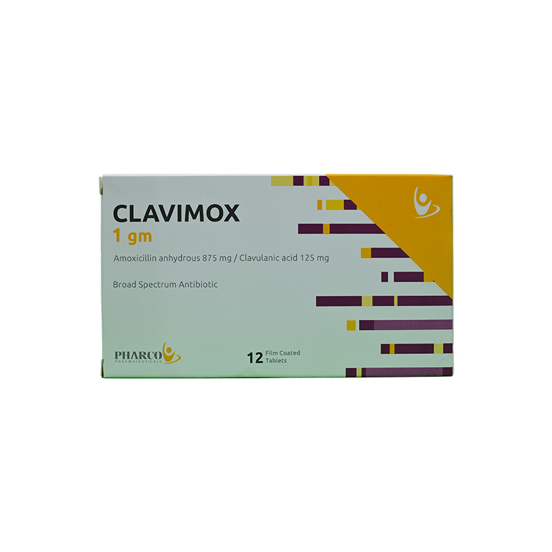 CLAVIMOX 1GM TAB 3 STRIP 12 TAB