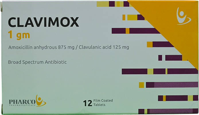 CLAVIMOX 1GM TAB 3 STRIP 12 TAB