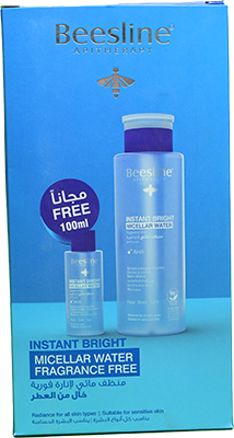 BEESLINE BRIGHT MICELLAR WATER 400ML+100M SP.OFFER 1 BOX