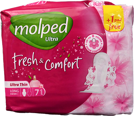 MOLPED FRESH&COM ULTRA THIN LONG 7+1PADS 3206 1 BOX