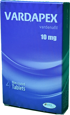 VARDENORECT 10 MG TAB 4 TABLET 4 TAB