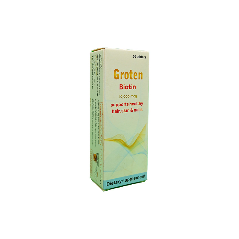 GROTEN BIOTIN 10.000 MCG TAB 3 STRIP 30 TAB