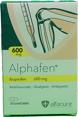 ALPHAFEN 600 MG TAB 3 STRIP 30 TAB