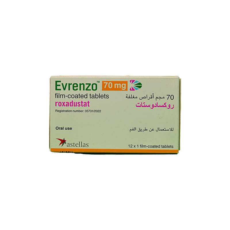 EVRENZO 70 MG TAB 1 BOX 12 TAB