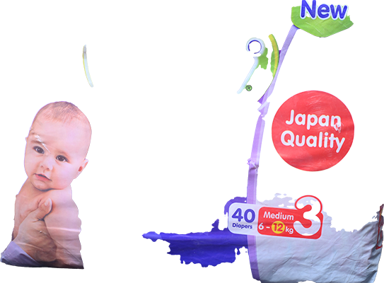 MOONY 40 DIAPERS SIZE 3 1 BOX