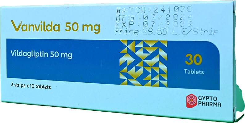 VANVILDA 50 MG TAB 3 STRIP 30 TAB