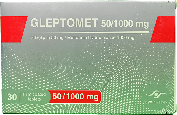 GLEPTOMET 50/1000 MG TAB 3 STRIP 30 TAB