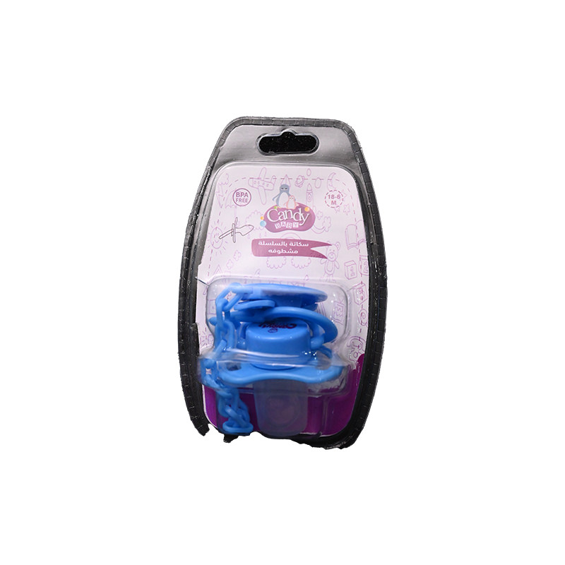 CANDY BABY M 6-18 BEVELED TETINE WITH CHAIN 1 BOX