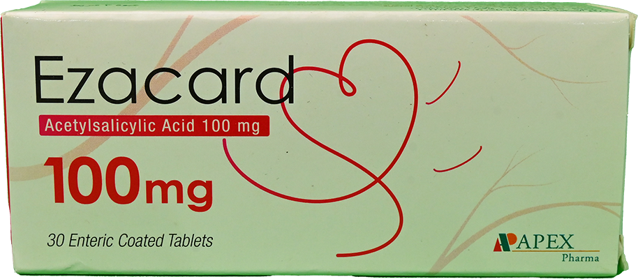 EZACARD 100 MG TAB 3 STRIP 30 TAB