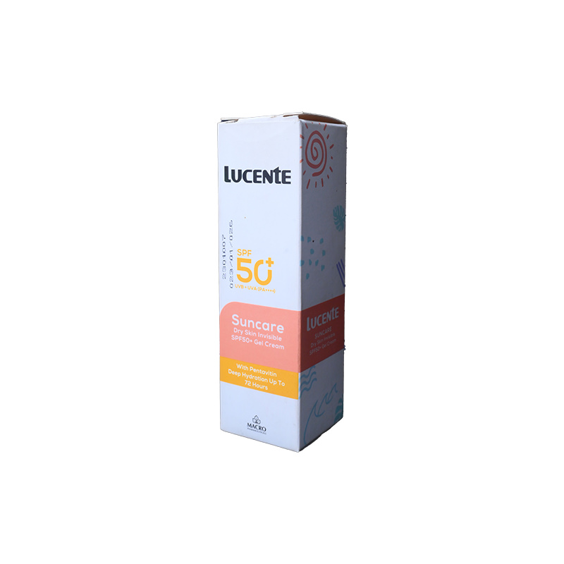 LUCENTE SUNCARE DRY SKIN INV SPF50+ GEL CREAM 50ML 1 BOX