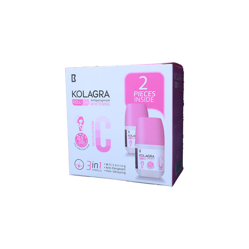 KOLAGRA WHITE ROLL ON ELDER ROSE 2 PCS SP.OFFER 1 BOX