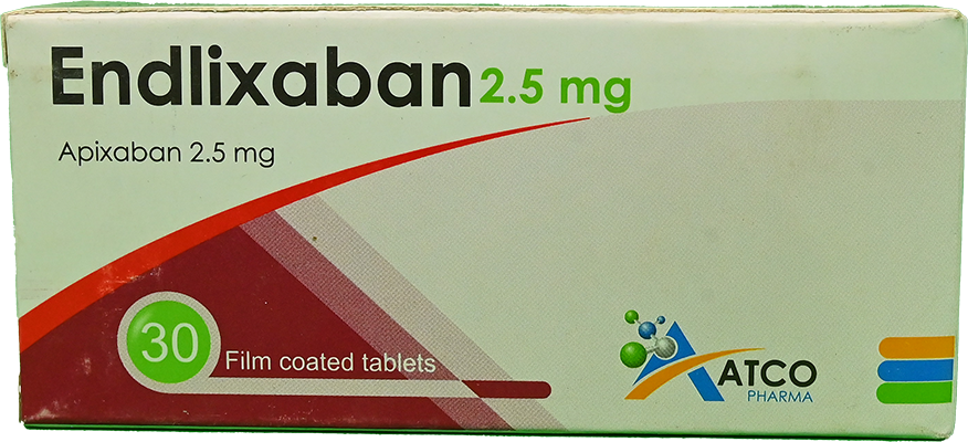 ENDLIXABAN 2.5 MG TAB 2 STRIP 30 TAB