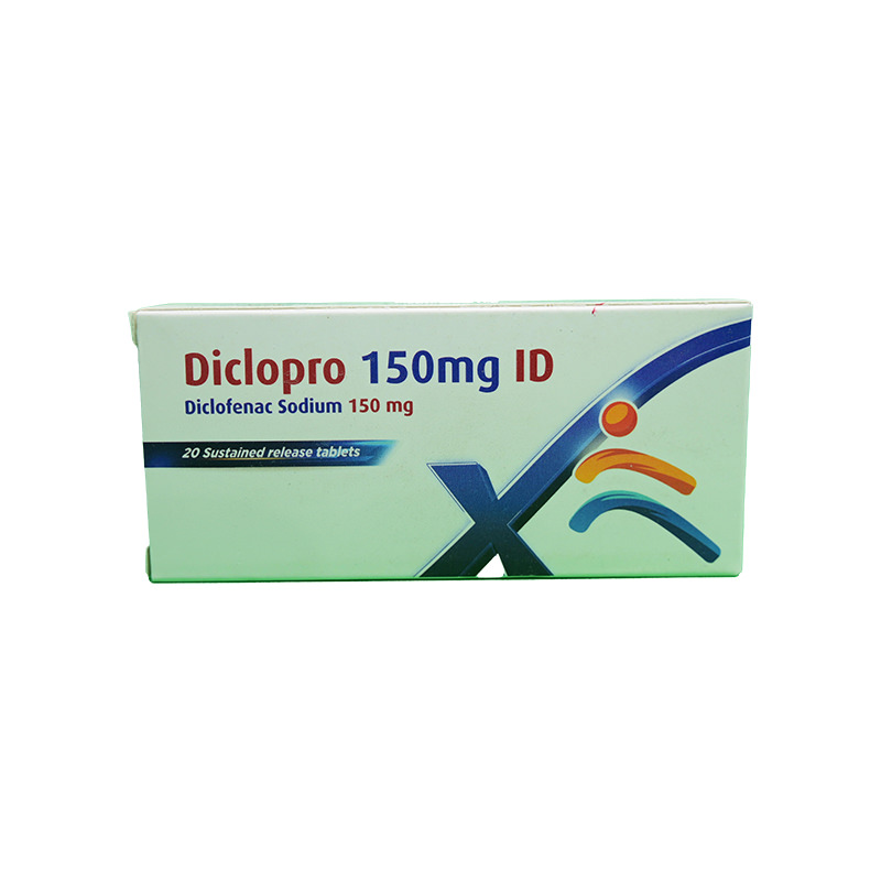 DICLOPRO 150 MG ID TAB 2 STRIP 20 TAB