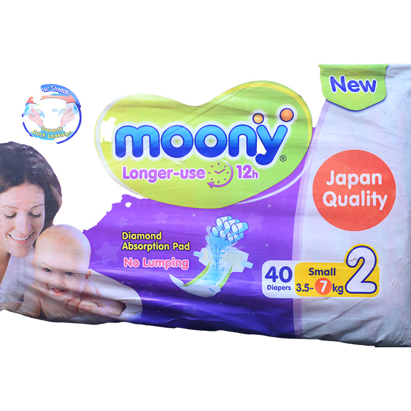 MOONY 40 DIAPERS SIZE 2 1 BOX