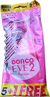 DORCO EVE 2 PORTABLE 5+1 MACHINE S.P OFFER 1 BOX