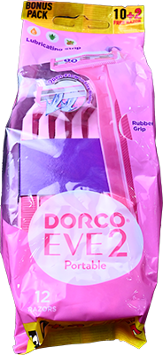 DORCO EVE 2 PORTABLE 10+2 MACHINE S.P OFFER 1 BOX