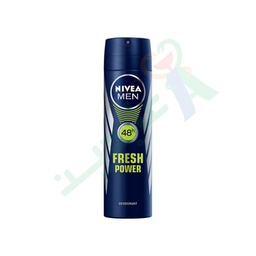 [51532] NIVEA MEN SPRAY FRESH POWER 150ML