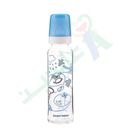 [68381] CANPOL GLASS BOTTLE+ 12MONTH240ML 42/401