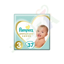[76523] PAMPERS PREMIUM CARE SIZE (3) 37 pieces