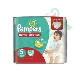 [69011] PAMPERS PANTS SIZE (5) 26  DIAPERPER