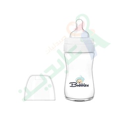 [22280] BUbbLES FEEDING BOTTLE CLASSIC  150ML 8010(WHITE)