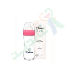 [92898] BUbbLES FEEDING BOTTLE CLASSIC  260ML 8546 (ROSE)