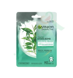 [96040] GARNIER GREEN TEA+HYALURONIC ACID MASK 32GM--