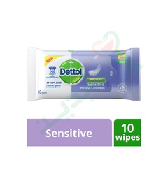 [61023] DETTOL WIPES SENSETIVE 10 WIPES--