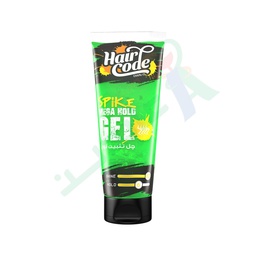 [66576] HAIR CODE GEL MEGA HOLD SPIKE 250ML