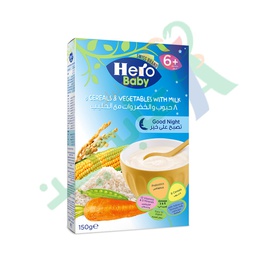 [52012] HERO BABY G.N. 8 CEREAL & VEGE & MILK 150 GM--
