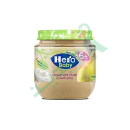 [47783] HERO BABY YOGHURT PEAR 130 GM كمثرى وزبادى