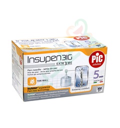 [72265] PIC INSUPEN 5MM PEN NEEDLE 100  PIECES