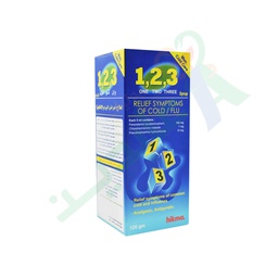 [47553] ONE TWO THREE SYRUP 125 ML--